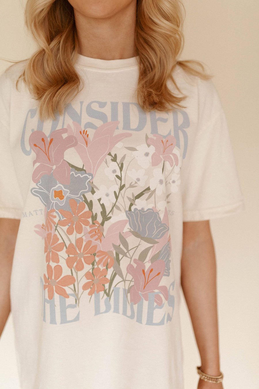 Consider The Lilies Graphic Tee