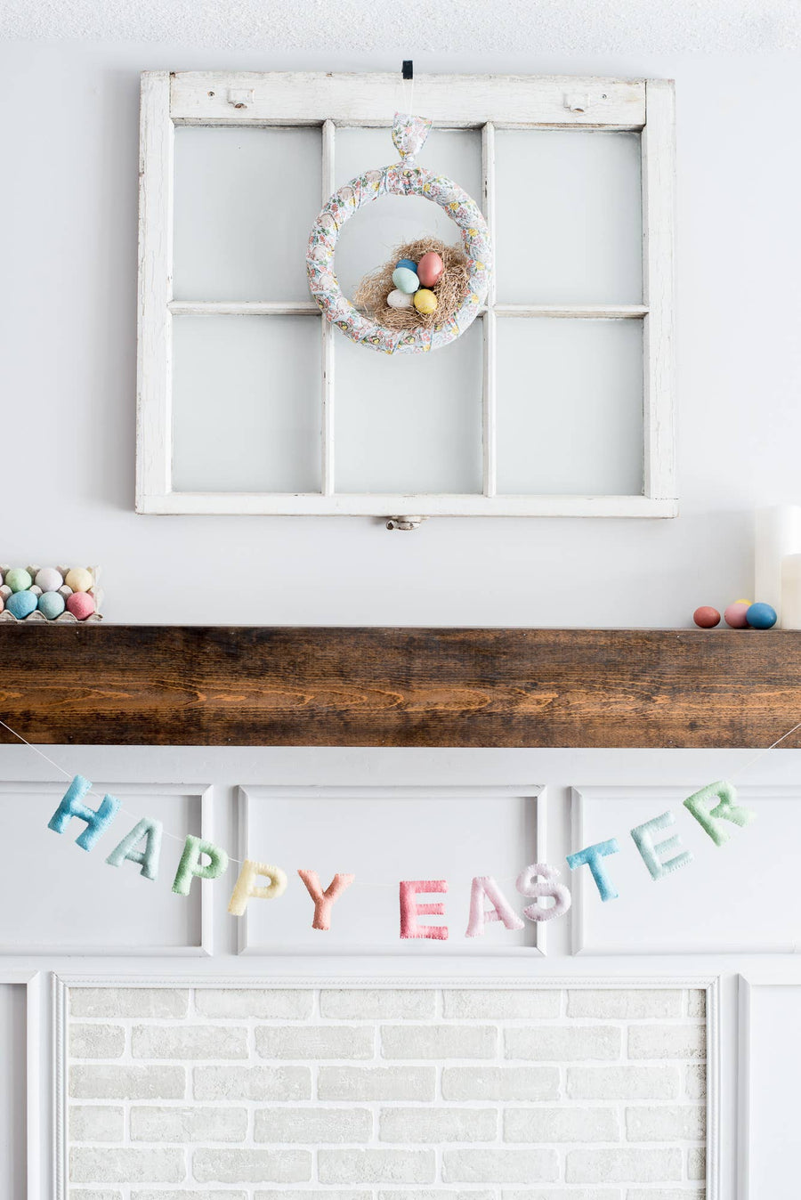 Easter Garland / Happy Easter Pastel Banner
