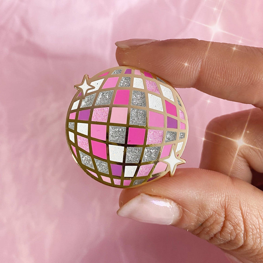 Disco Ball Enamel Pin